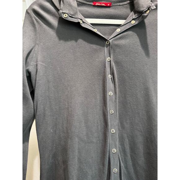 Barbara Lesser Women's Longline Button Up Long Sleeve Cardigan Adjustable Small - Picture 3 of 8